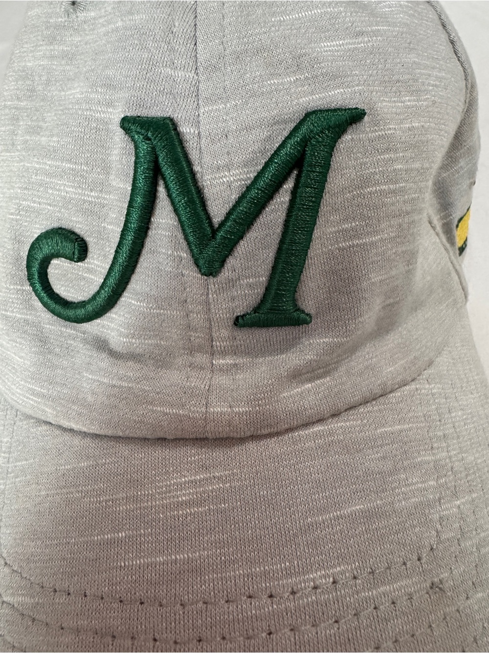 Masters Augusta National Gray “M” Golf Hat / Cap